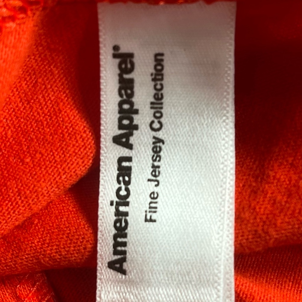 NWOT American Apparel Stretchy Romper in Bright Red - Picture 3 of 4